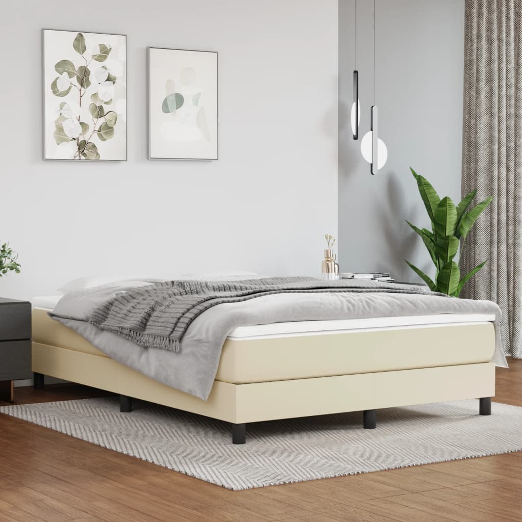 Saltea De Pat Cu Arcuri, , 100X200X20 Cm, Piele Eco
