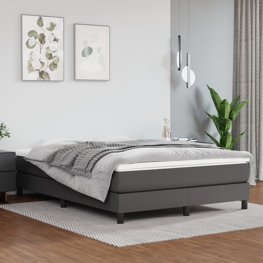 Saltea De Pat Cu Arcuri, , 100X200X20 Cm, Piele Eco
