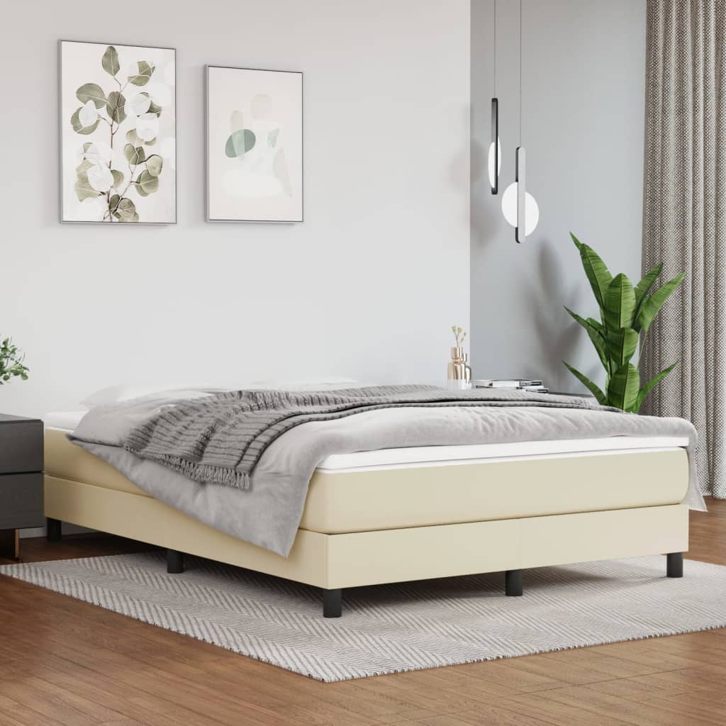 Saltea De Pat Cu Arcuri, , 100X200X20 Cm, Piele Eco