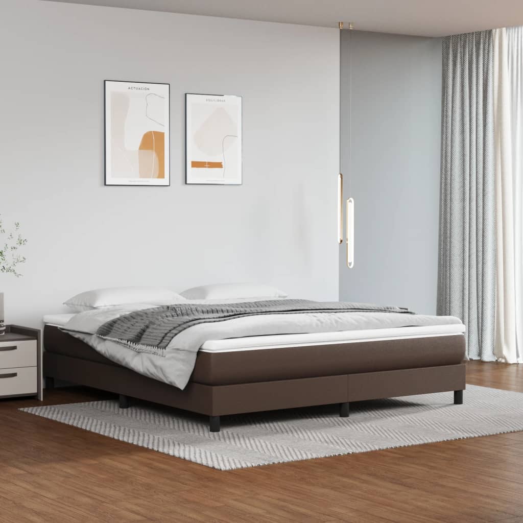 Saltea De Pat Cu Arcuri, , 100X200X20 Cm, Piele Eco