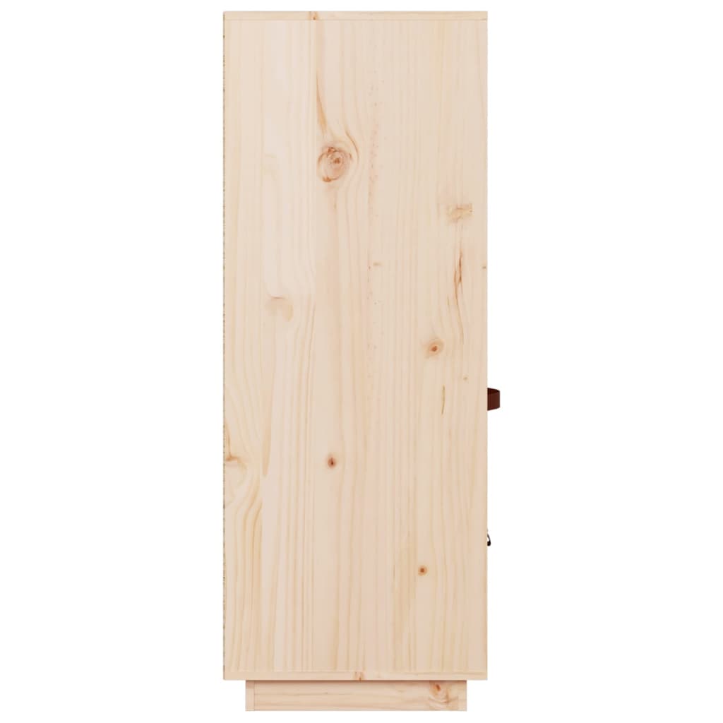 Dulap Înalt, 67X40X108,5 Cm, Lemn Masiv De Pin