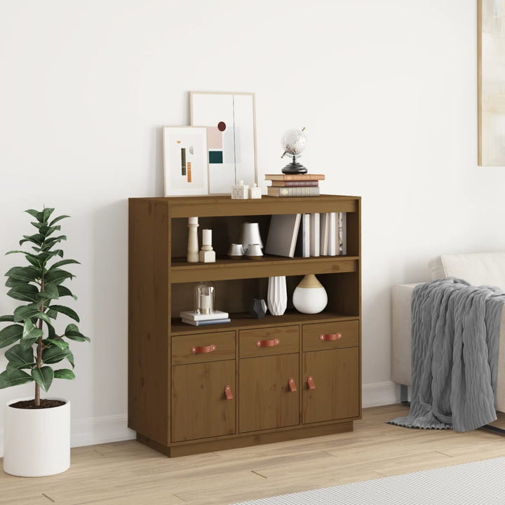 Dulap Înalt, , 100X40X108,5 Cm, Lemn Masiv De Pin