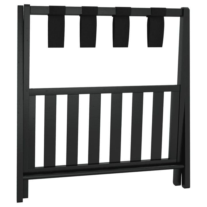 Suport Pentru Bagaje, Negru, 68X38X58 Cm, Bambus