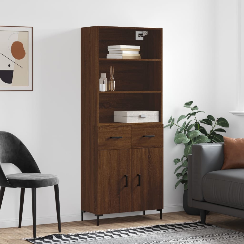 Dulap Înalt, , 69,5X34X180 Cm, Lemn Compozit