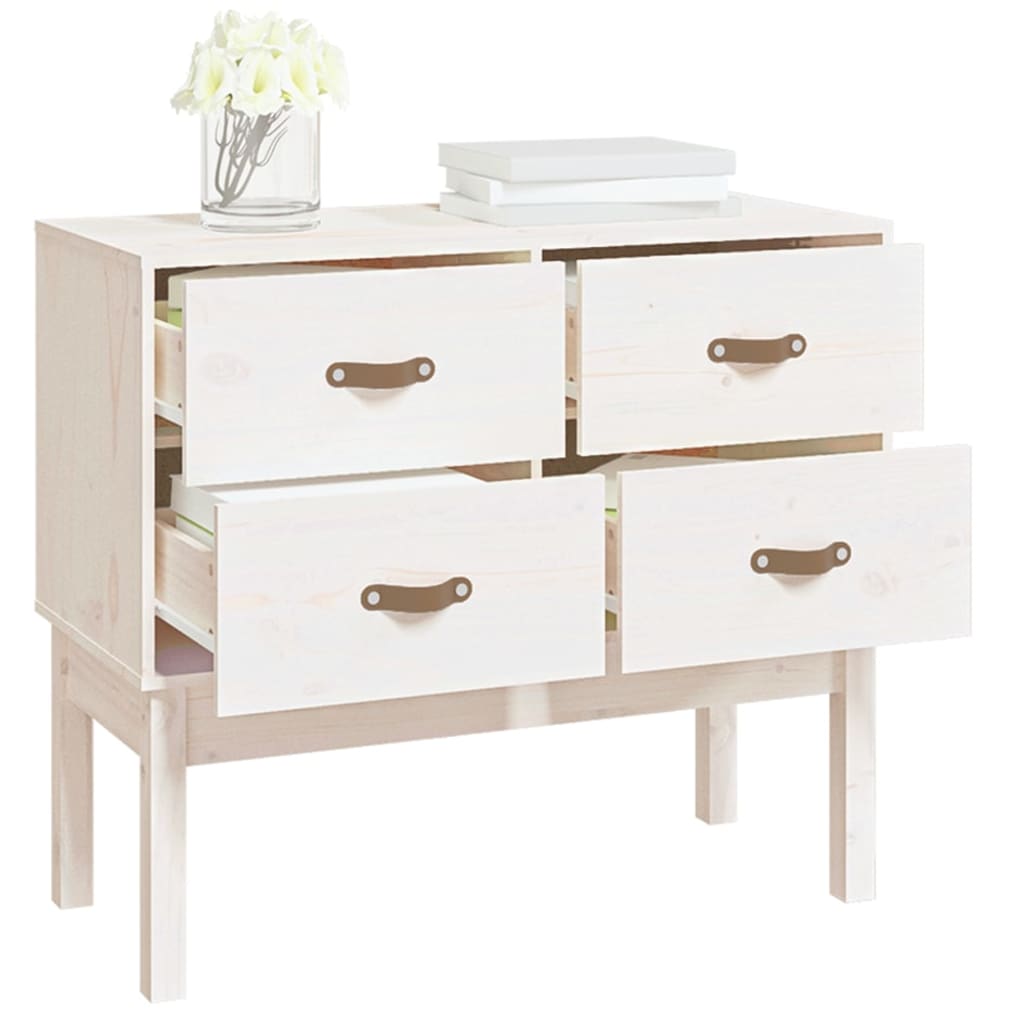 Dulap Consolă, , 90X40X78 Cm, Lemn Masiv De Pin