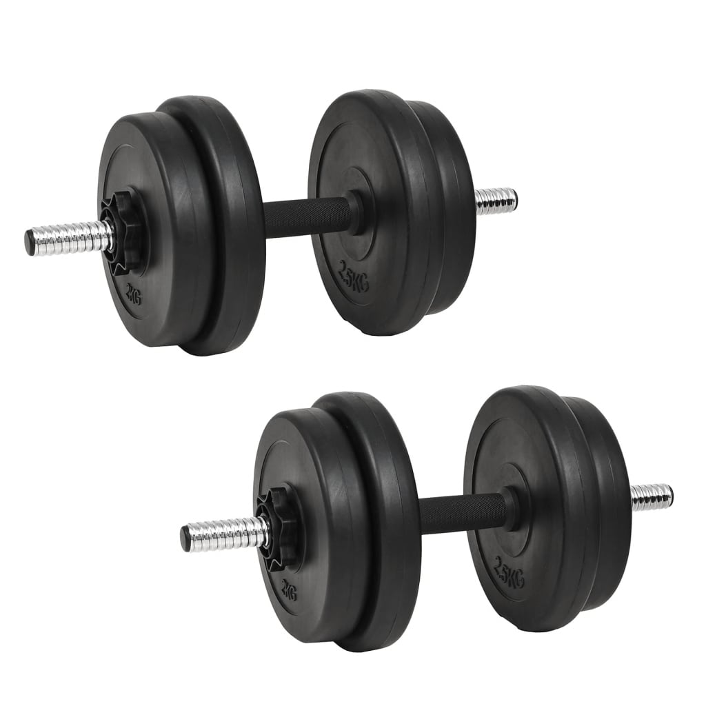 Ganteră Cu Discuri Greutate, 40 Kg