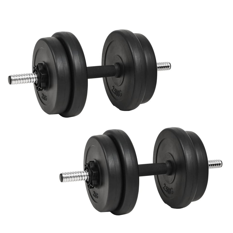 Ganteră Cu Discuri Greutate, 40 Kg