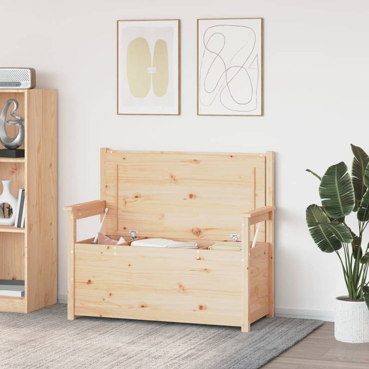 Bancă, 112,5X51,5X96,5 Cm, Lemn Masiv De Pin