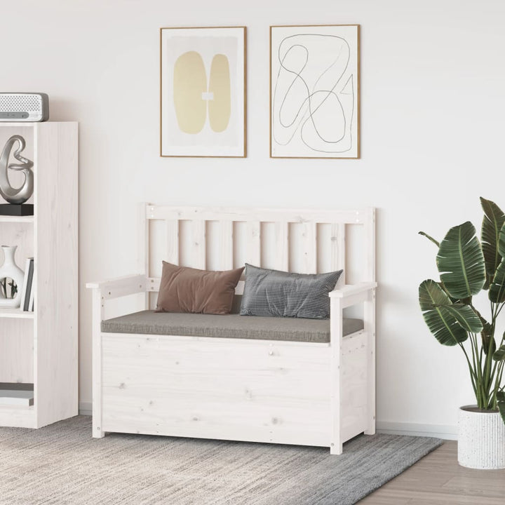 Bancă, 112,5X51,5X96,5 Cm, Lemn Masiv De Pin