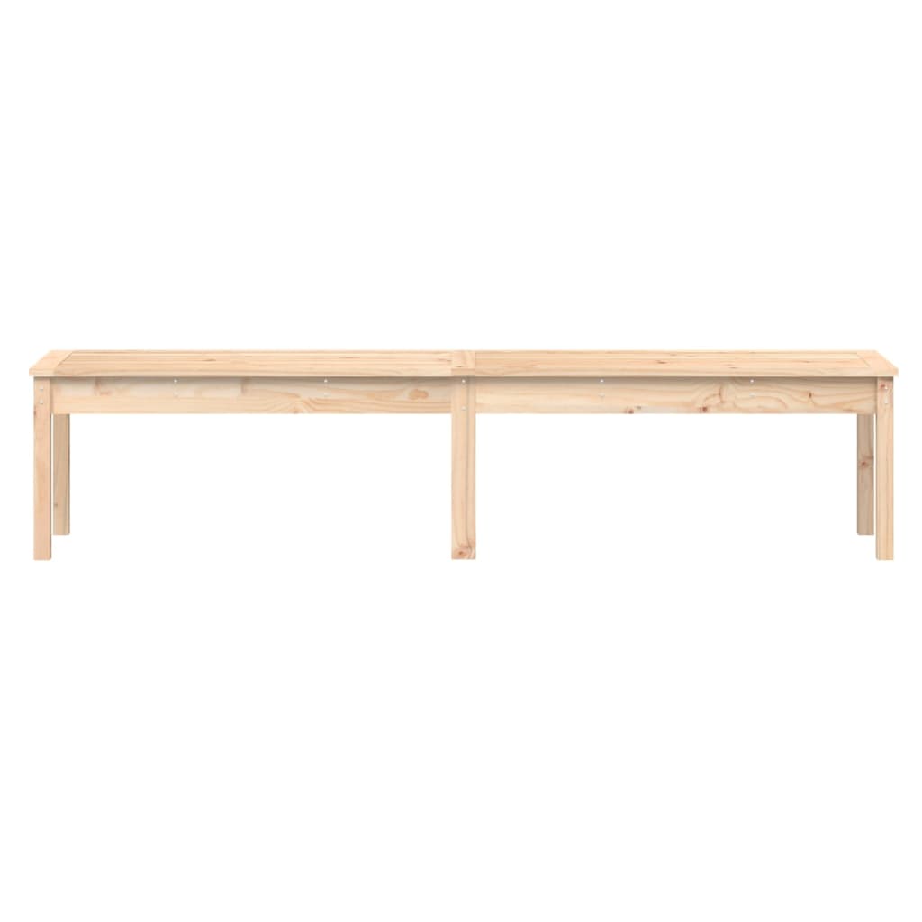 Bancă De Grădină 2 Locuri, 203,5X44X45 Cm, Lemn Masiv De Pin