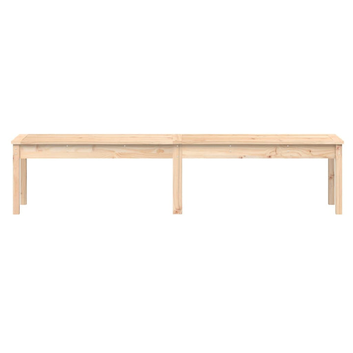 Bancă De Grădină 2 Locuri, 203,5X44X45 Cm, Lemn Masiv De Pin