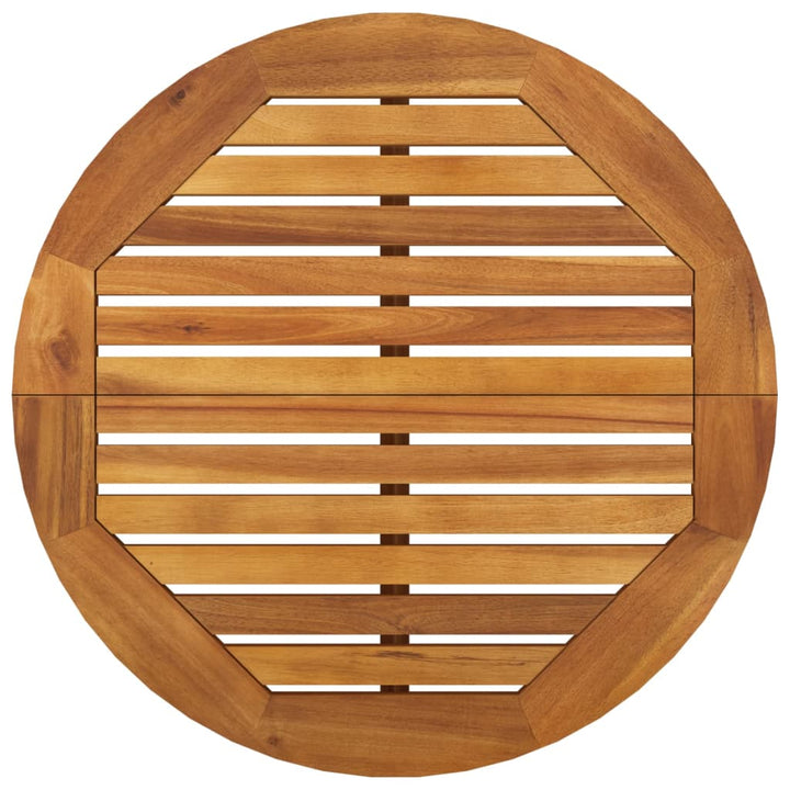 Masă De Bar De Grădină, Ø60X105 Cm, Lemn Masiv De Acacia