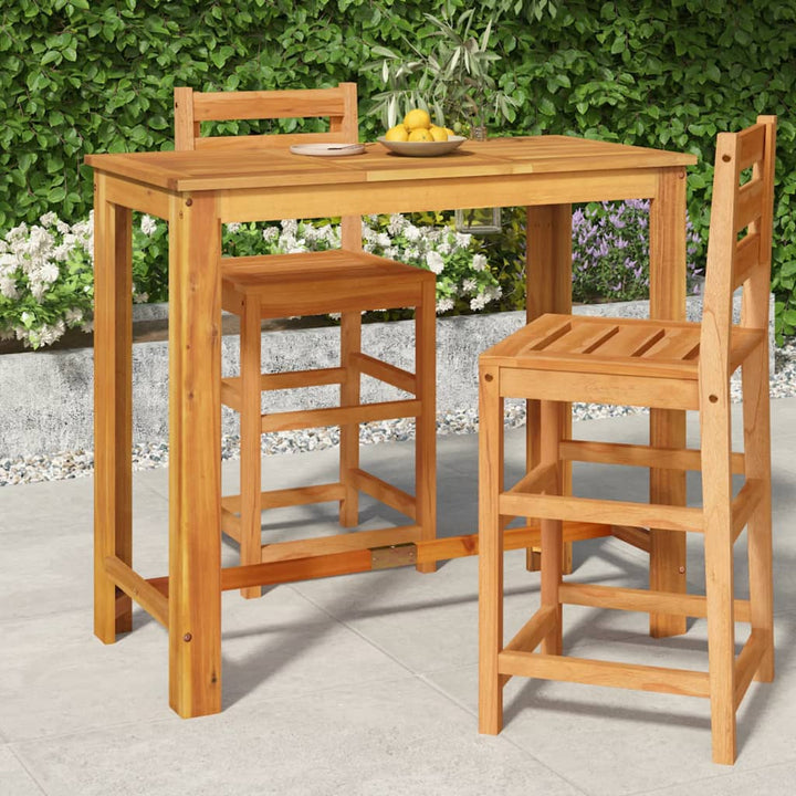 Masă De Bar De Grădină, , Lemn Masiv De Acacia
