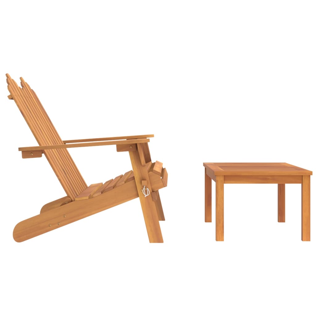 Set Mobilier De Grădină Adirondack, 2 Piese, Lemn Masiv Acacia