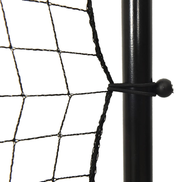 Plasă De Ricoșeu Fotbal, Negru, 366X90X183 Cm, Hdpe