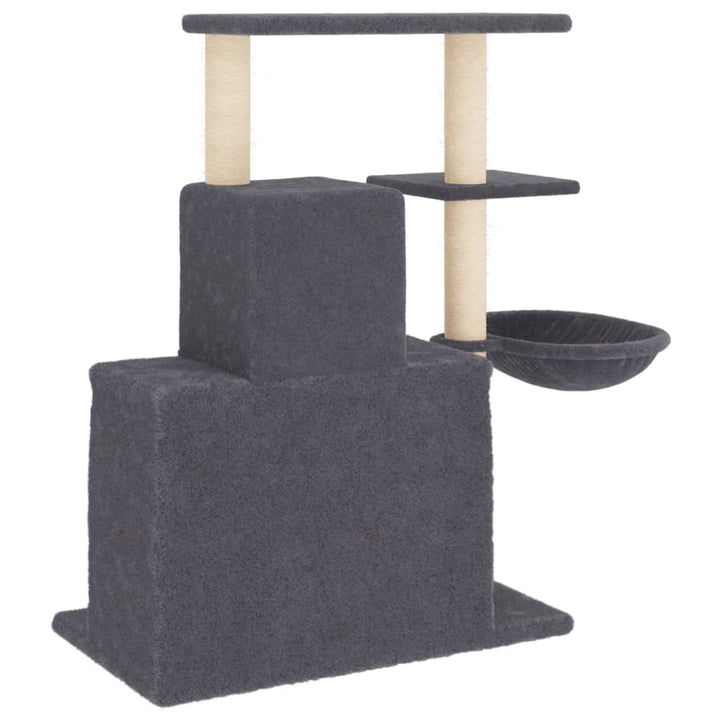 Ansamblu Pisici Cu Stâlpi Din Funie Sisal, , 83 Cm