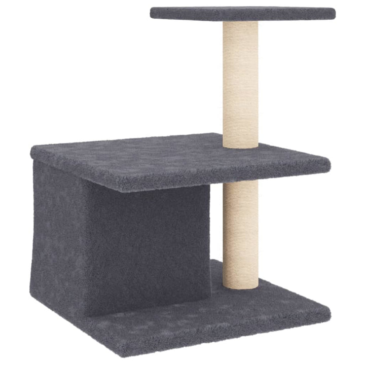 Ansamblu Pisici Cu Stâlpi Din Funie Sisal, , 48 Cm