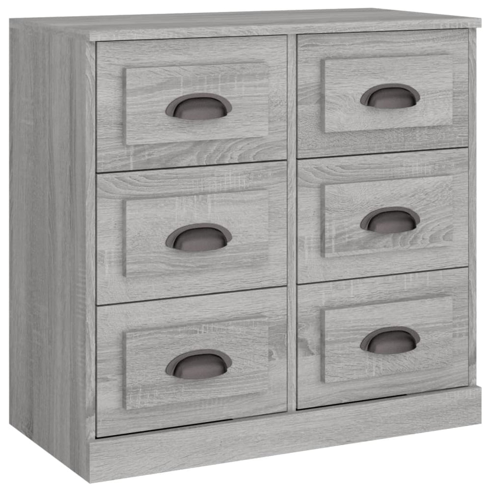Servantă, Gri Sonoma, 70X35,5X67,5 Cm, Lemn Prelucrat