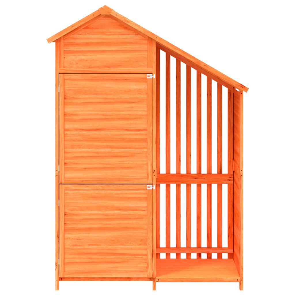 Magazie De Unelte De Grădină 120X53,5X170Cm Lemn Masiv Pin