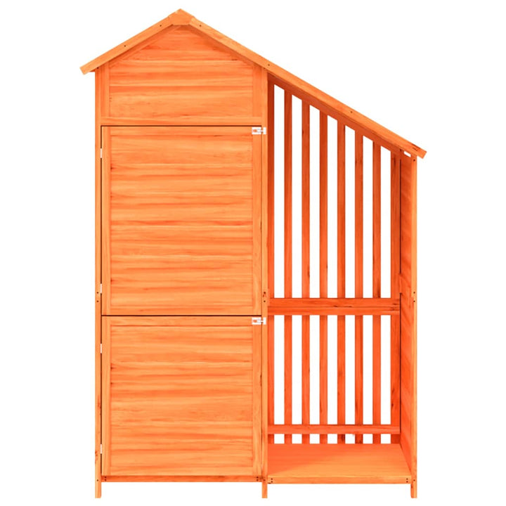 Magazie De Unelte De Grădină 120X53,5X170Cm Lemn Masiv Pin