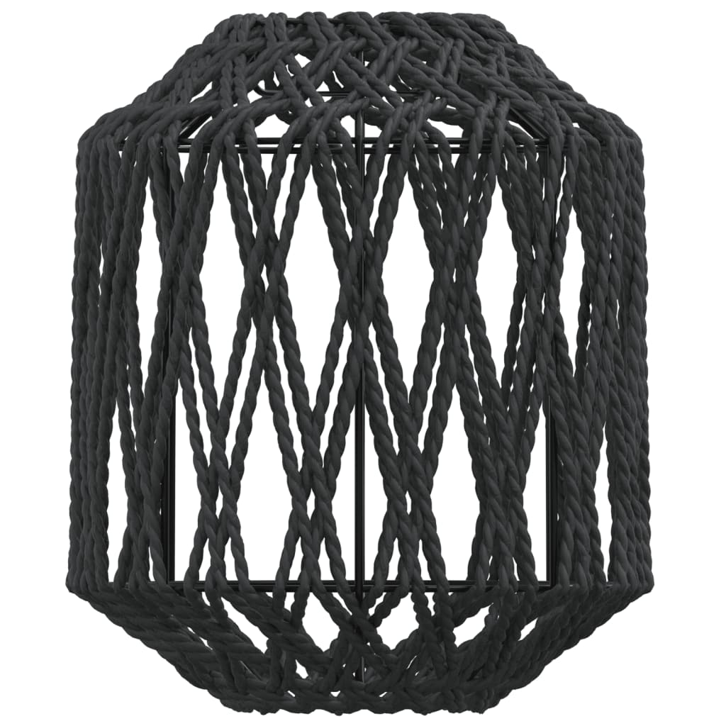 Abajur De Veioză, Negru, Ø23X28 Cm, Fier Și Hârtie