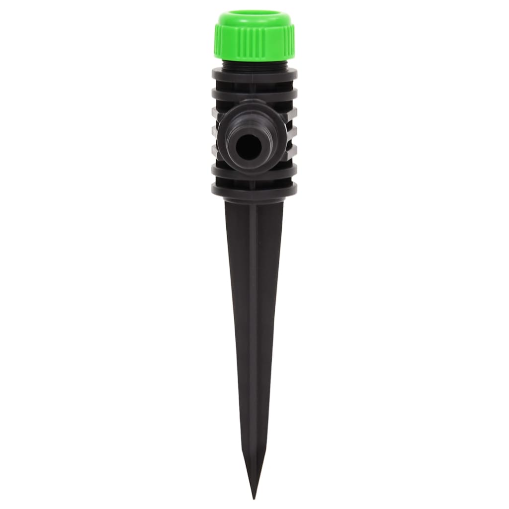 Aspersoare Rotative 6 Buc. Verde Și Negru 3X6X19,5 Cm Abs Și Pp