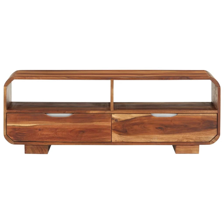 Comodă Tv, 110X30X40 Cm, Lemn Masiv De Acacia