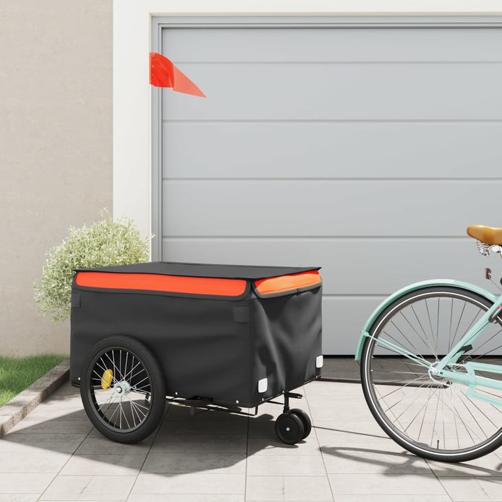 Remorcă Pentru Biciclete, Negru Și , 45 Kg, Fier