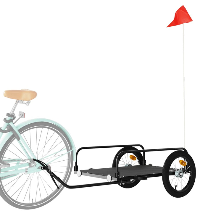 Remorcă De Bicicletă, Negru, , Fier