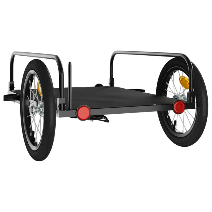 Remorcă De Bicicletă, Negru, , Fier