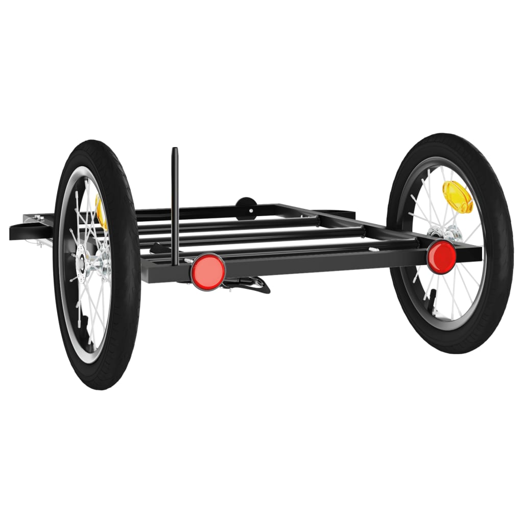 Remorcă De Bicicletă, Negru, , Fier