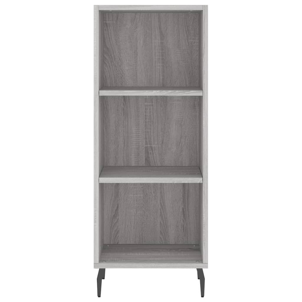 Servantă, Gri Sonoma, 34,5X32,5X90 Cm, Lemn Compozit