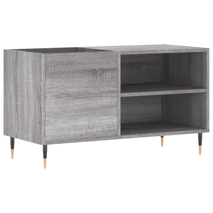 Dulap Pentru Discuri Gri Sonoma 85X38X48 Cm Lemn Prelucrat