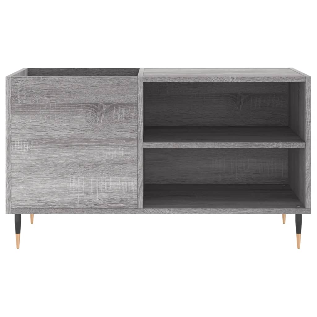 Dulap Pentru Discuri Gri Sonoma 85X38X48 Cm Lemn Prelucrat