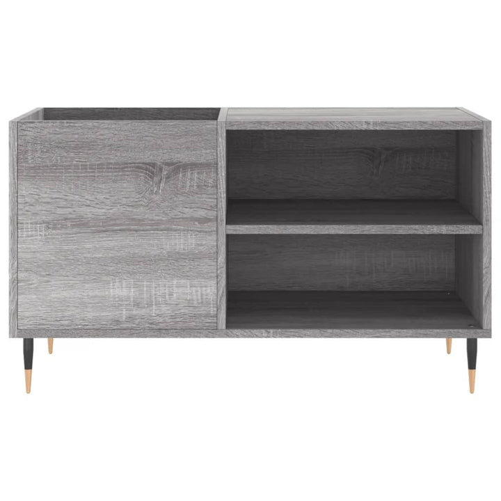 Dulap Pentru Discuri Gri Sonoma 85X38X48 Cm Lemn Prelucrat