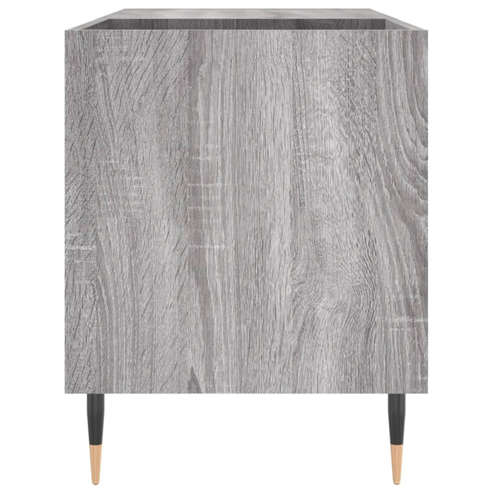 Dulap Pentru Discuri Gri Sonoma 85X38X48 Cm Lemn Prelucrat