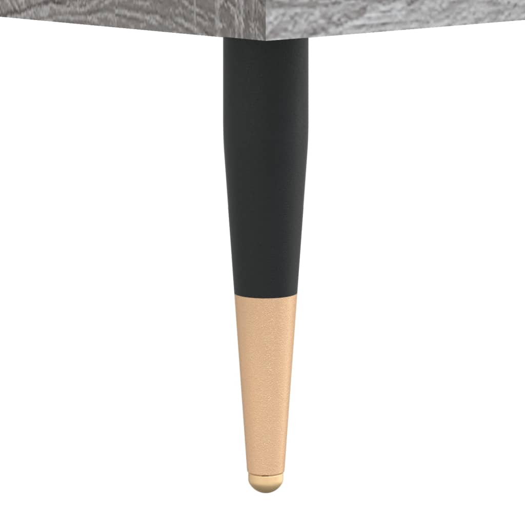 Dulap Pentru Discuri Gri Sonoma 85X38X48 Cm Lemn Prelucrat
