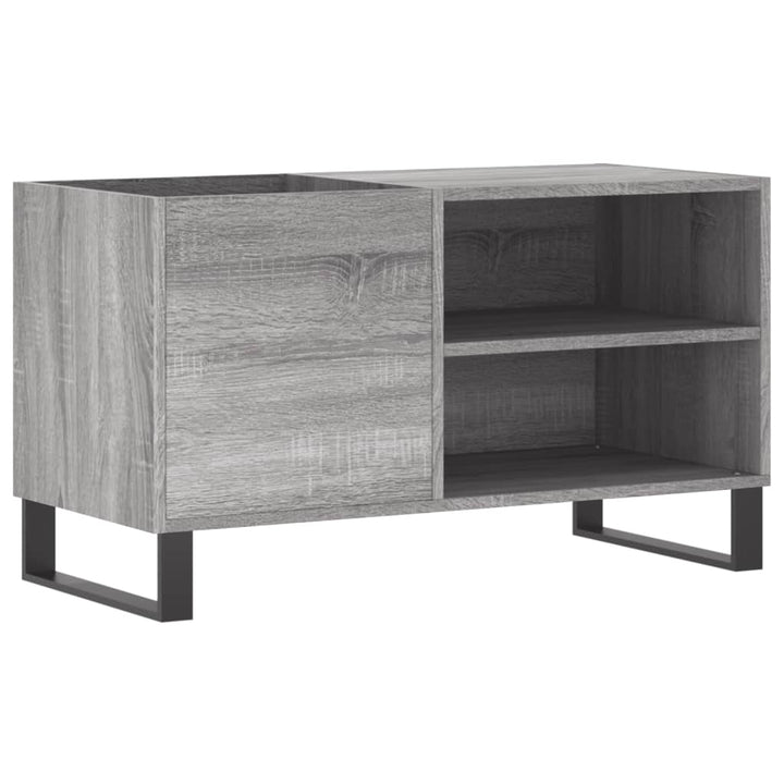 Dulap Pentru Discuri Gri Sonoma 85X38X48 Cm Lemn Prelucrat