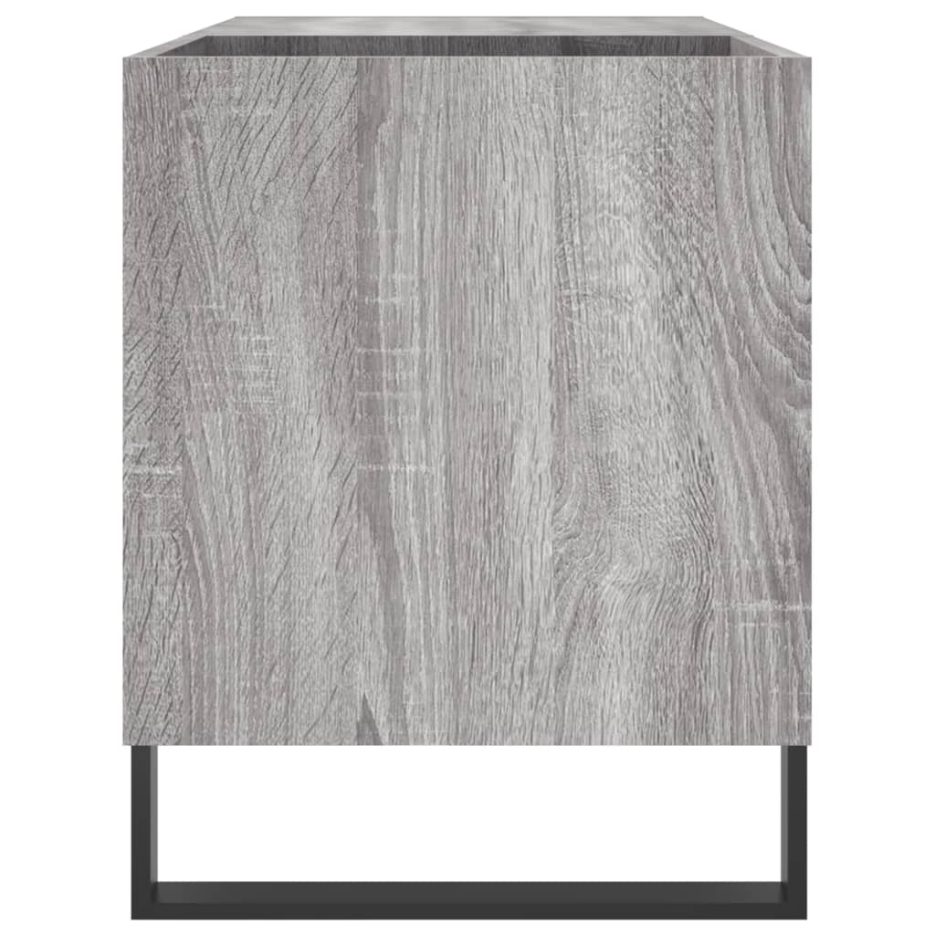 Dulap Pentru Discuri Gri Sonoma 85X38X48 Cm Lemn Prelucrat