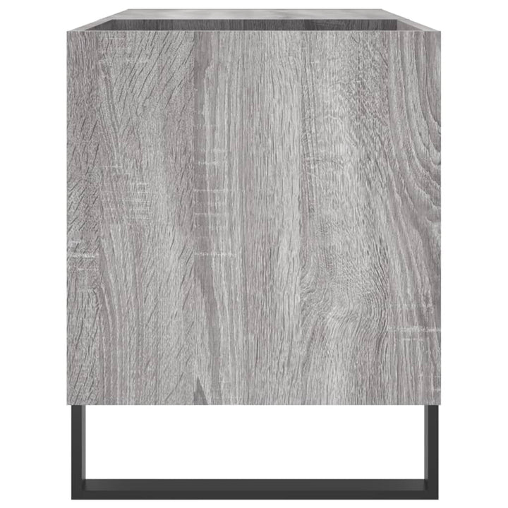 Dulap Pentru Discuri Gri Sonoma 85X38X48 Cm Lemn Prelucrat