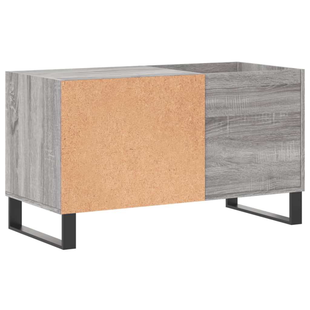 Dulap Pentru Discuri Gri Sonoma 85X38X48 Cm Lemn Prelucrat