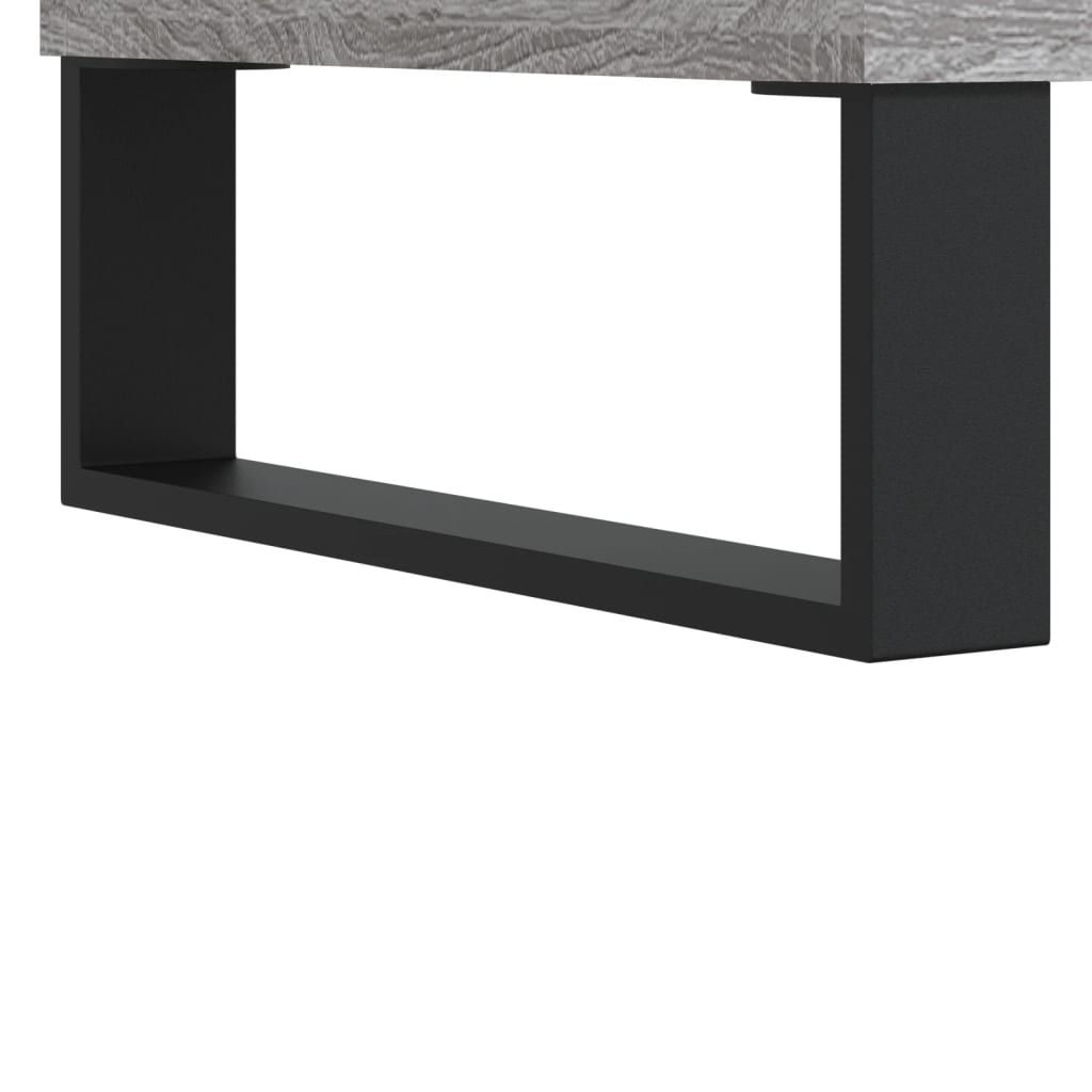 Dulap Pentru Discuri Gri Sonoma 85X38X48 Cm Lemn Prelucrat