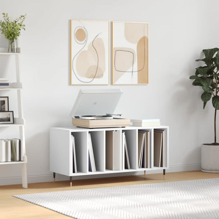 Dulap Pentru Discuri Gri Sonoma, 100X38X48 Cm, Lemn Prelucrat