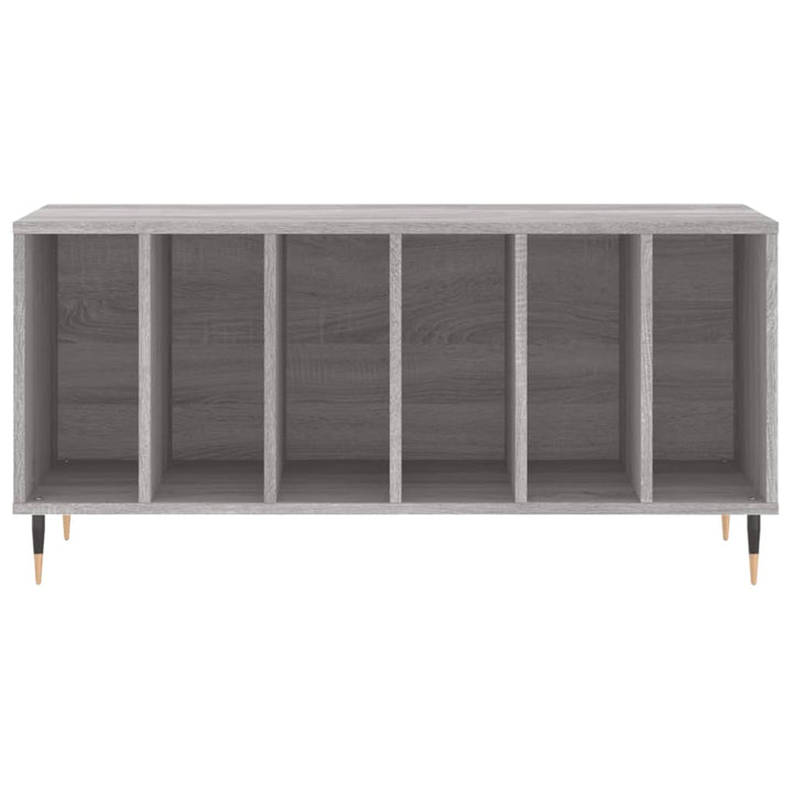 Dulap Pentru Discuri Gri Sonoma, 100X38X48 Cm, Lemn Prelucrat
