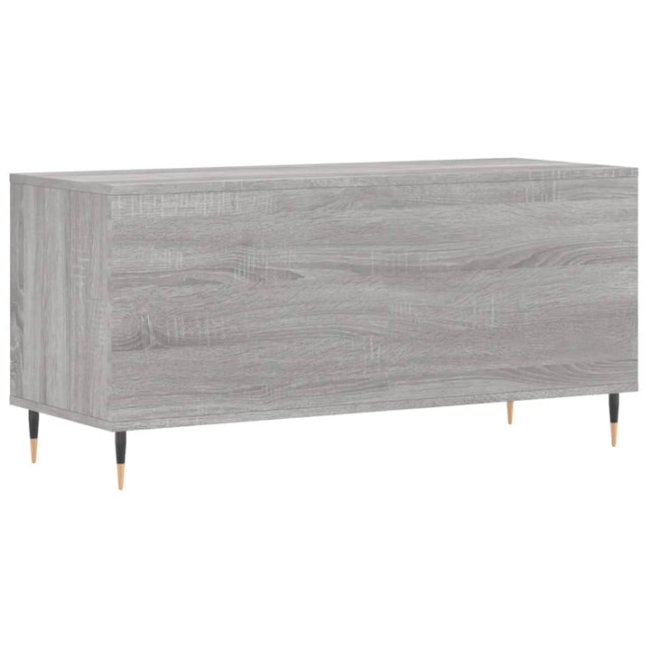 Dulap Pentru Discuri Gri Sonoma, 100X38X48 Cm, Lemn Prelucrat