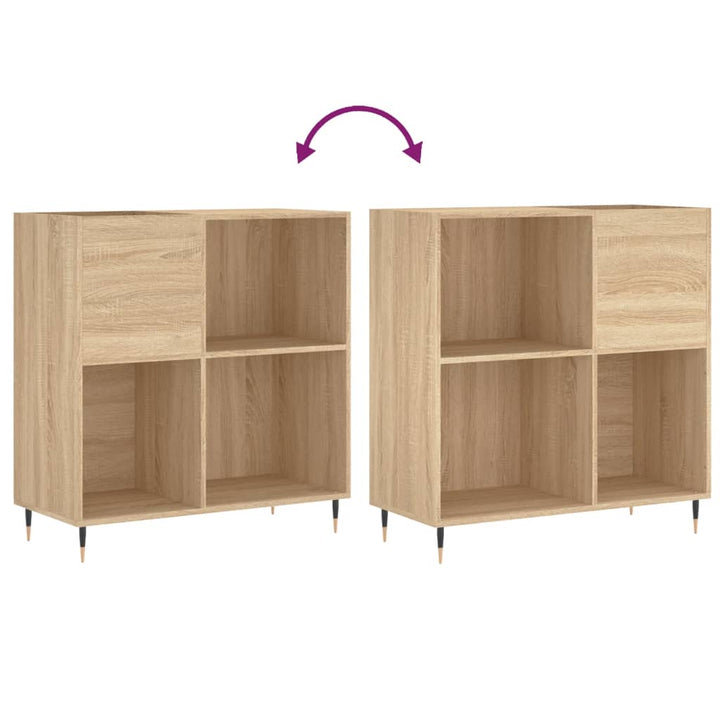 Dulap Pentru Discuri 84,5X38X89 Cm Lemn Compozit