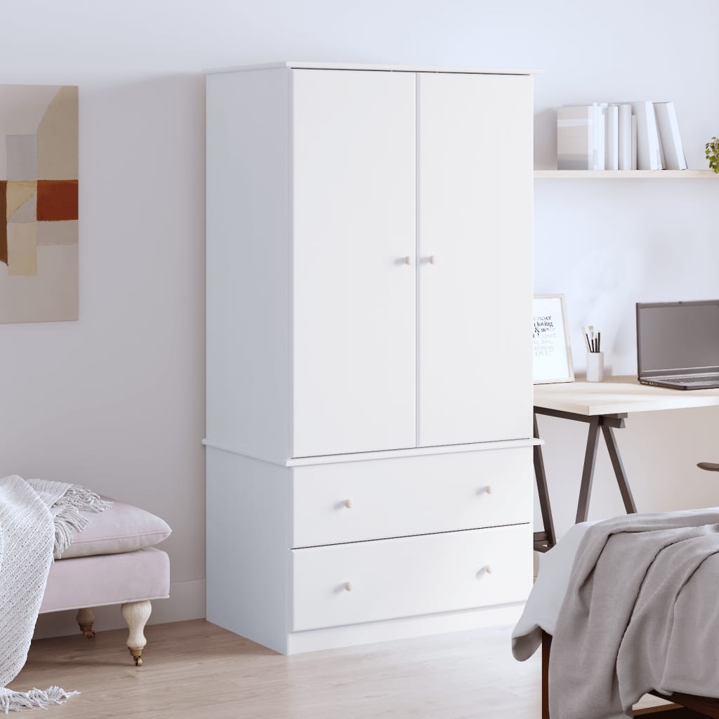Dulap „Alta”, 90X55X170 Cm, Lemn Masiv De Pin