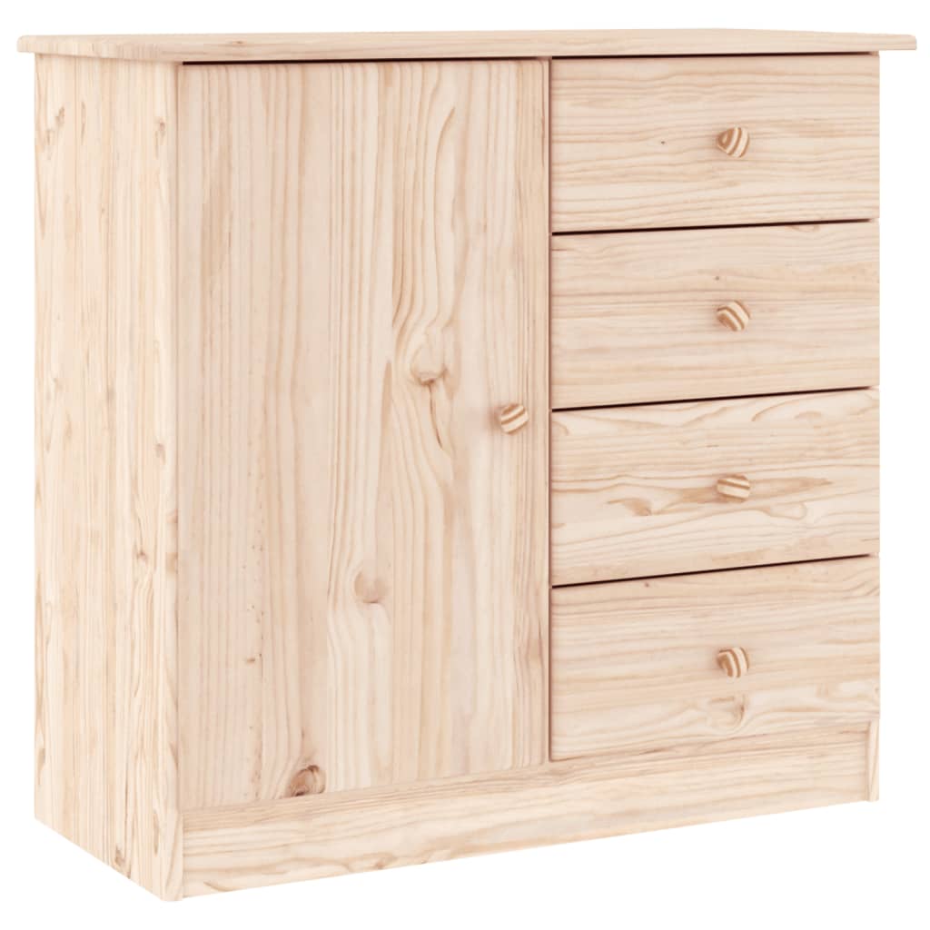 Dulap Alta, 77X35X73 Cm, Lemn Masiv De Pin