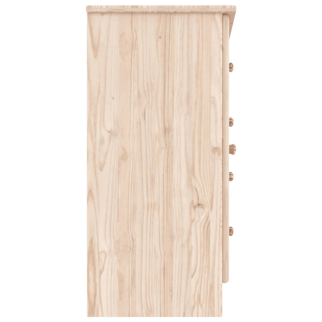 Dulap Alta, 77X35X73 Cm, Lemn Masiv De Pin