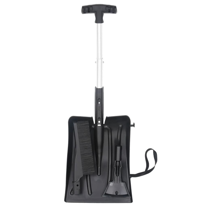 Kit De Lopată Pentru Zăpadă 3 În 1, Negru, Aluminiu